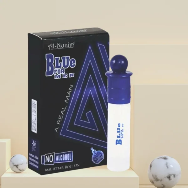 Al Nuaim Blue For Men Perfume Gold Series Alcohol-Free Perfume Roll On 6 ml